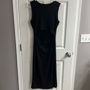 Black Fitted Dress - Size XL (fits like Large)